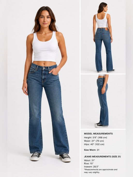Levi's Denim - Levi’s 550 Relaxed Bootcut Jeans Y2K Made in Mexico Medium Wash Size 12S 31x28.5
